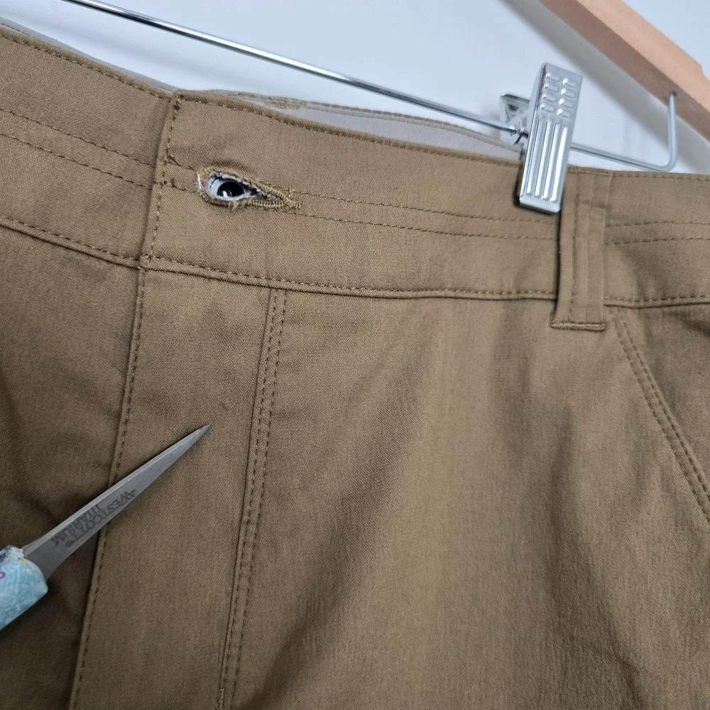 KÜHL Mens Outdoor Utility Renegade Shorts Size 32 Khaki Adventure Ready Hiking